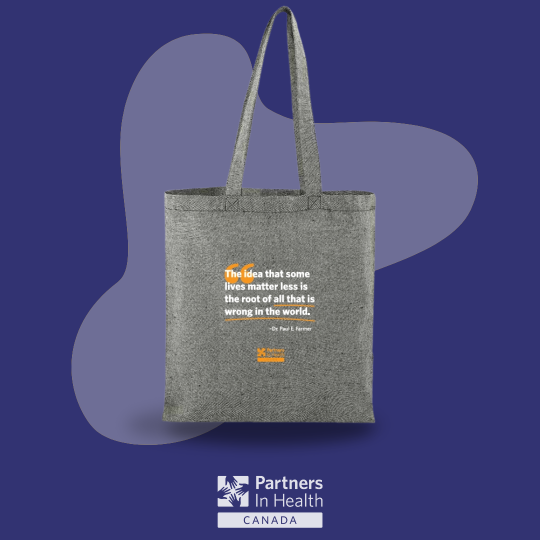 Reusable Tote Bag – Paul Farmer Quote
